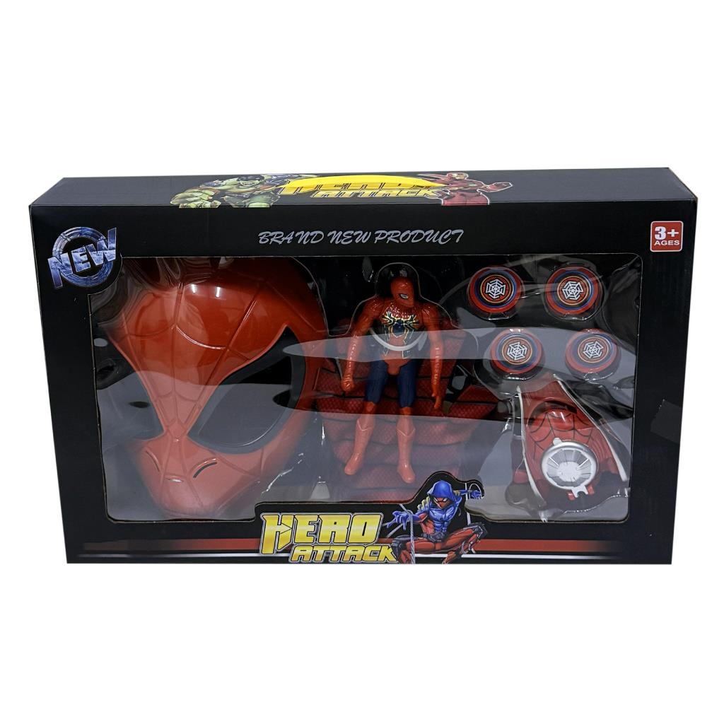 Hero Attack Deluxe Superhero Mask & Action Set